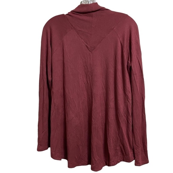 Athleta Nirvana Wear Two Ways Wrap, Maple Red SIZE XS #416969 - Picture 3 of 5